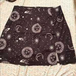 Skirt moon and stars